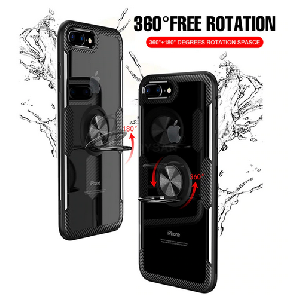 iPhone X/XS Shockproof Case with Ring